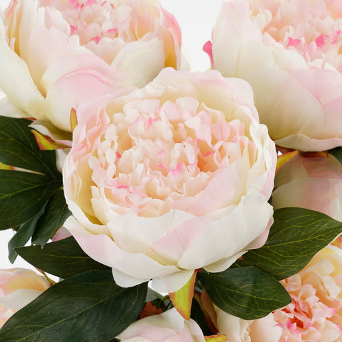 Mica Decorations Pioenroos Kunstbloemen Boeket - H55 x Ø40 cm - Lichtroze - vtwonen shop