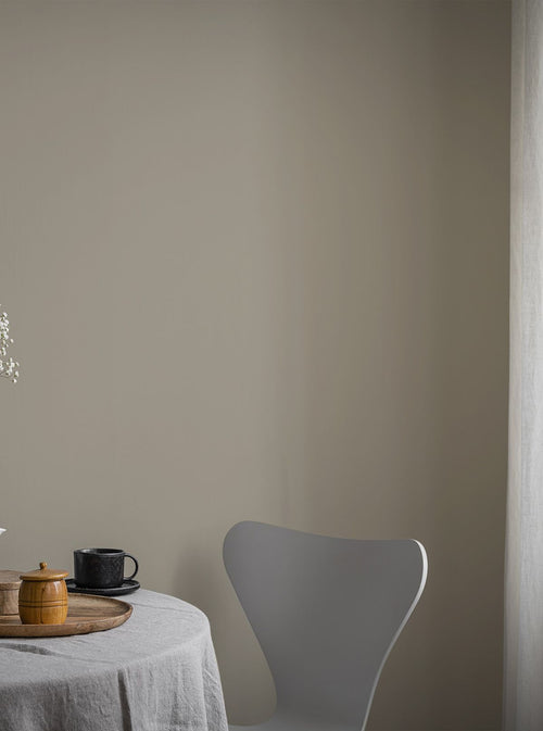 Duro Wallpaper behang effen warm beige - 53 cm x 10.05 m - 662192 - vtwonen shop