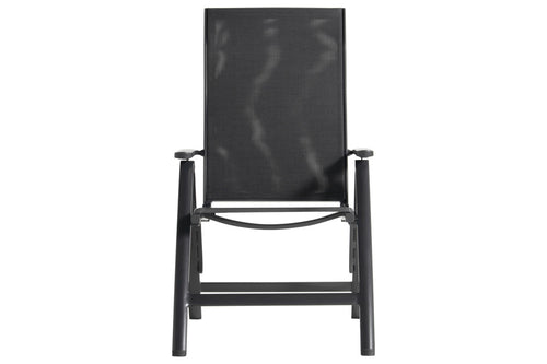 Hartman Tuinstoel Sitges - Antraciet Aluminium - Verstelbaar