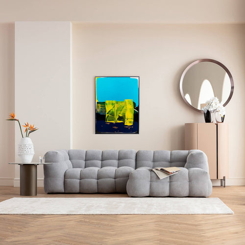 Kare Design Schilderij Abstract High Gloss 120x160cm blauw - vtwonen shop