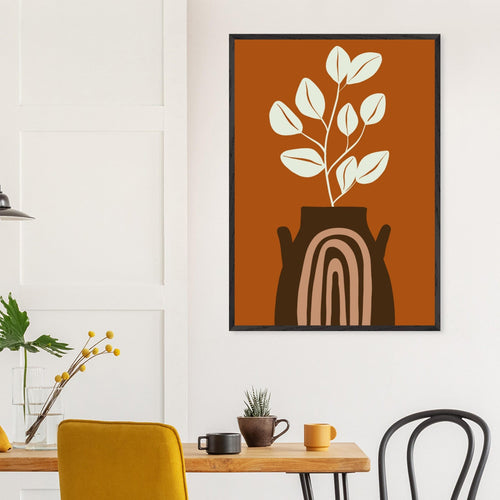 Artfulprints Poster Boho – Terracotta life   - 50x70 cm - Terracotta