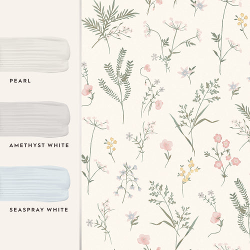 Laura Ashley Vliesbehang - Crosswell - Coral Pink - Roze - 10mx52cm - vtwonen shop