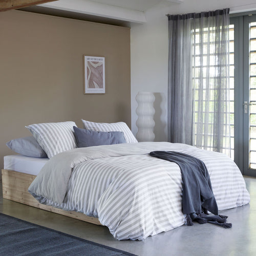 Walra - Dekbedovertrek Soft & Cozy - 200x220 cm - Grijs