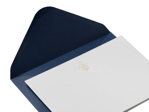 Printworks Kaart & enveloppe set - Thanks - Blauw