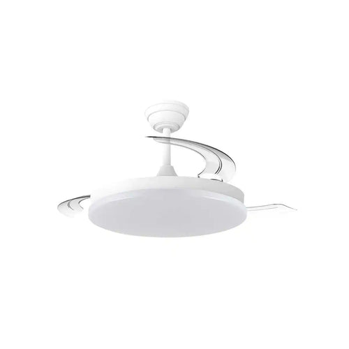 CristalRecord plafondventilator Milky - 1 lichts - 106  x 38   cm - wit