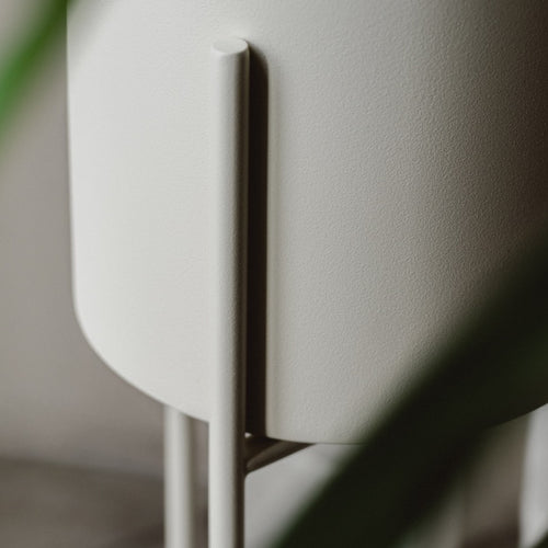 noo.ma MAKI Bloempot - breed - Piazza Beige - vtwonen shop