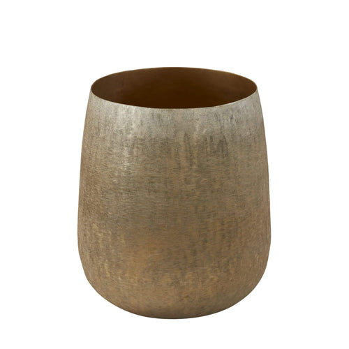 Light & Living bloempot Genoli - goud - Ø39cm - vtwonen shop