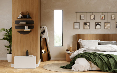 Umbra Solis zwevende wandplanken van metaal - vtwonen shop