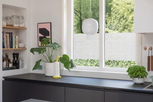 Art for the Home |Zelfklevende Textiel Raamfolie Naturel 150x45cm - vtwonen shop