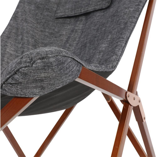 Lesli Living bistrostoel grijs - zwart - 73x85x95cm