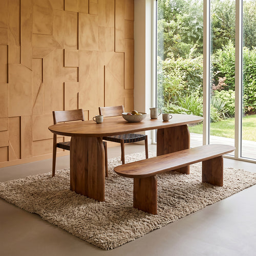 Raw Materials eetkamerbank Bullnose - 180 cm
