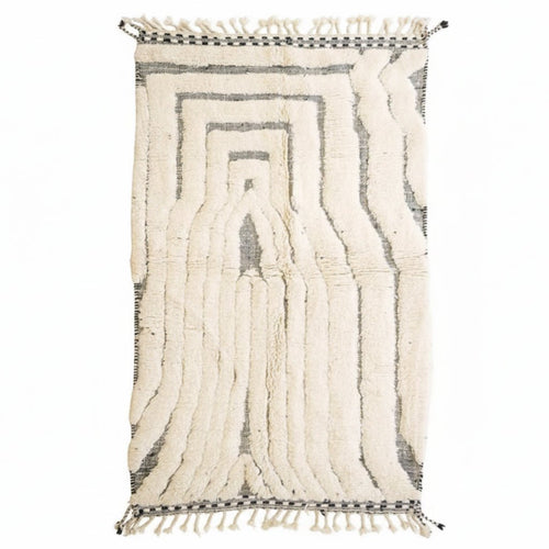 AFK Living vloerkleed Berber - handgemaakt - Wol - 144 x 255 cm