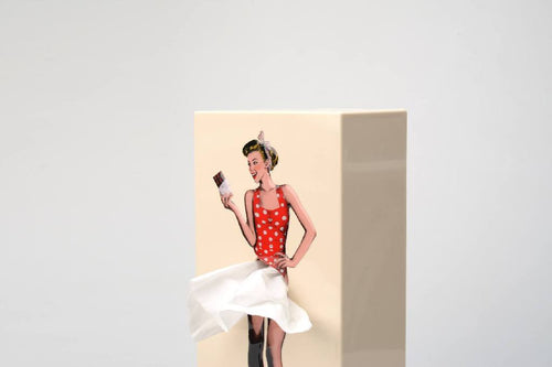 Spextrum Tissue Up Girl - tissuehouder - beige - vtwonen shop