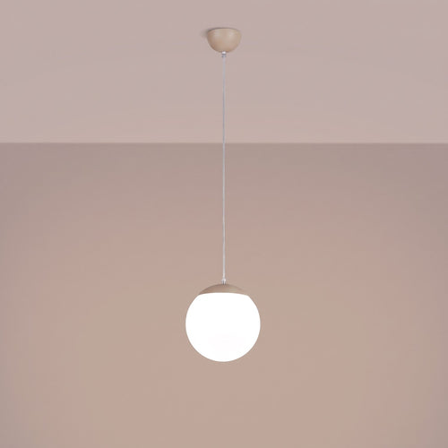 Sollux Lighting Hanglamp UGO 20 taupe - 20x20x110cm