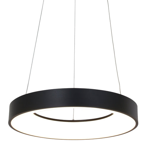 Steinhauer hanglamp Ringlede - 1 lichts - 48x 160 cm - zwart - vtwonen shop