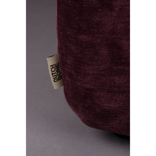 Dutchbone Giada Hocker Plum - Paars - vtwonen shop