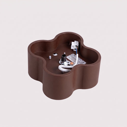 Sollux Lighting Plafondlamp OVIO 1 bruin Gx53 - 12x12x6cm