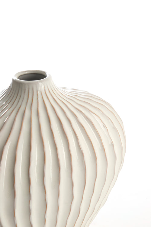 Light & Living vaas LORITO - 30x16x25cm - wit - vtwonen shop