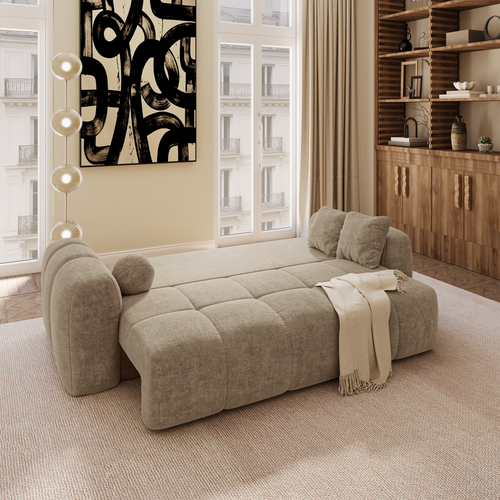 Premium Interiors - Slaapbank met opbergruimte SKY - kruisbinding mol 260cm