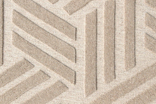 AFK Living vloerkleed Talisman - handgemaakt - 80% wol - 20% katoen - 120 x 170 cm - vtwonen shop