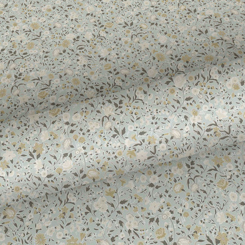 Sanders & Sanders behang bloemetjes vergrijsd groen en beige - 53 cm x 10 m - 640397 - vtwonen shop