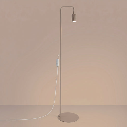Sollux Lighting Vloerlamp KARBON 1 taupe - 30x30x160cm