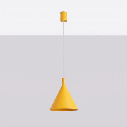 Sollux Lighting Hanglamp NOX 25 geel - 24,5x24,5x140cm