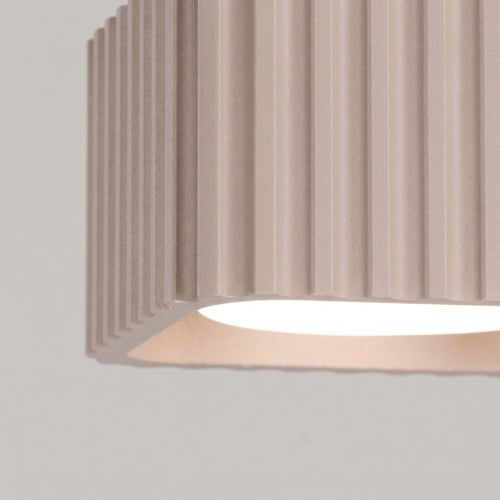 Sollux Lighting Plafondlamp RIFF 1 taupe Gx53 - 10x10x6cm
