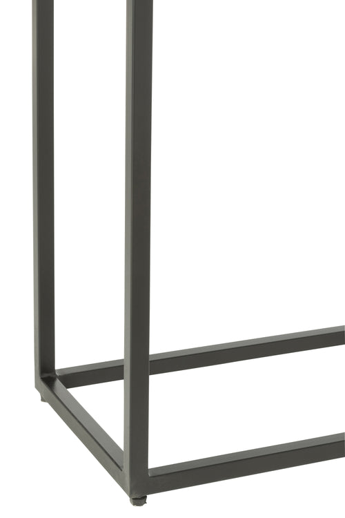 J-Line console Shanil - hout/ijzer - zwart - vtwonen shop