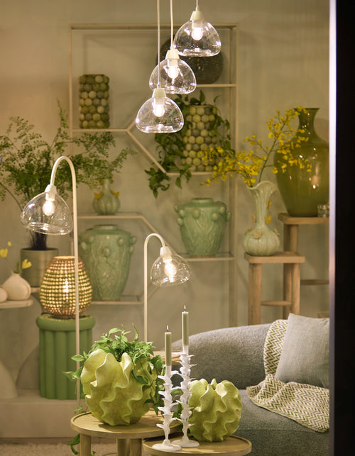 Light & Living hanglamp BISHO - Ø30x14cm - wit - vtwonen shop