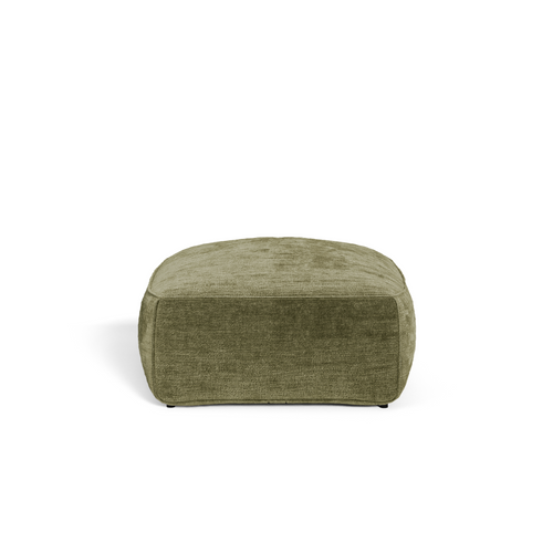 Premium Interiors - Zitzak LOMI - gewaafd fluweel vintage groen 75cm