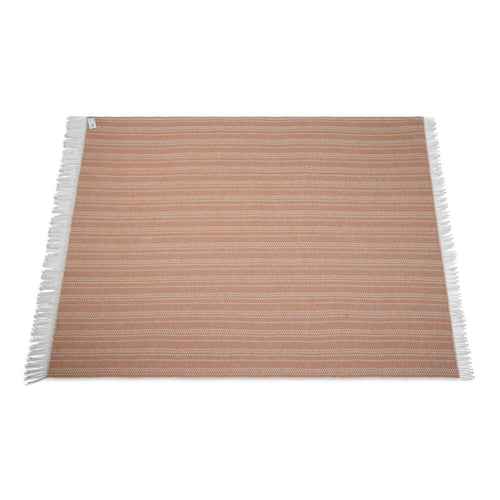 Atmooz plaid Ember - lichtbruin - 150 x 200 cm