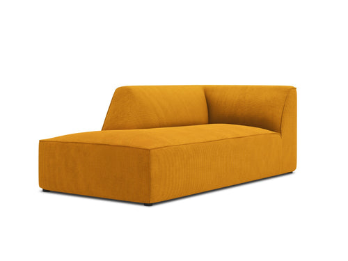 Micadoni linker meridiaan Ruby ribfluwelen, geel - 180x93x69cm