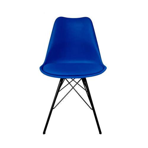 Kick kuipstoel Metal Luuk - Donkerblauw