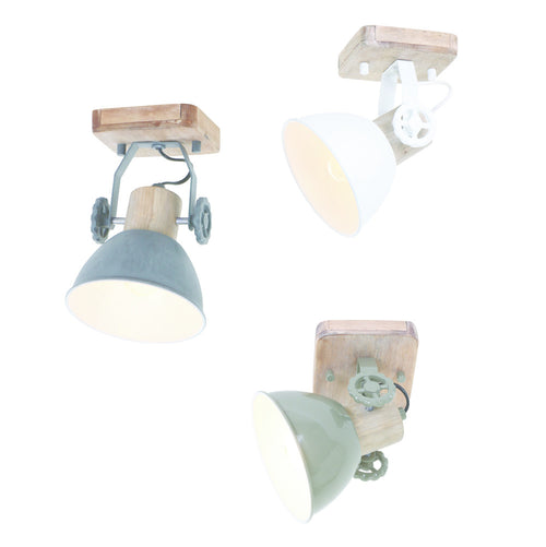 Mexlite spot gearwood - 1 lichts - 15x 17 cm - groen
