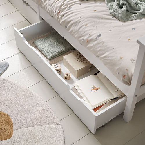 Petite Amélie Kinderbed Milo – 90x200 cm – Wit – Massief Hout - vtwonen shop