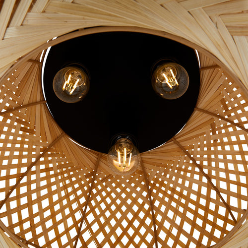Lighto | Plafonnière bamboe 3-lichts | Nova