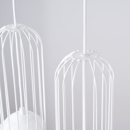 Sollux Lighting Hanglamp BRINA 3L wit - 54x12x115cm