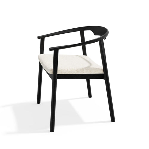 Premium Interiors - Set van 2 stoelen LARA - bouclette crème 61cm