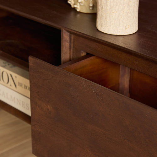 Starfurn Tv-meubel Ambiance - Zwevend - Bruin Hout - 280x35x30cm