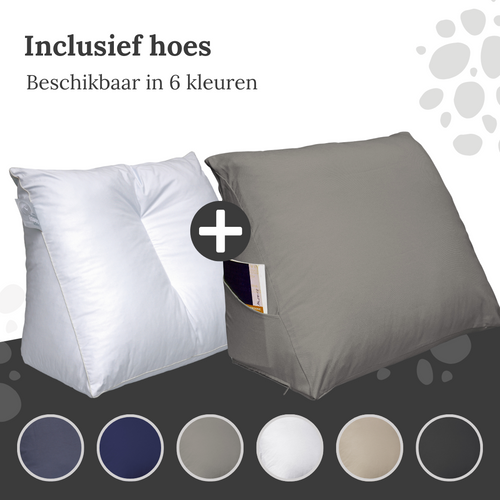 Ten Cate leeskussen - inclusief kussensloop - grijs - vtwonen shop