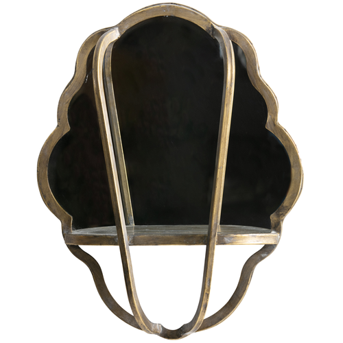 BePureHome spiegel Reflect - Metaal  - Antique Brass - 51x40x11 - vtwonen shop