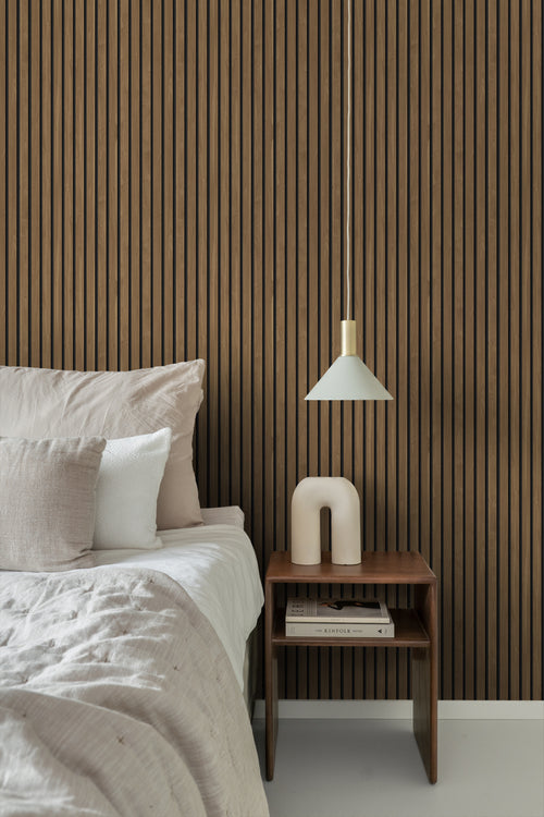 ESTAhome behang houten wandpanelen 3d bruin - 53 cm x 10.05 m - 139609 - vtwonen shop