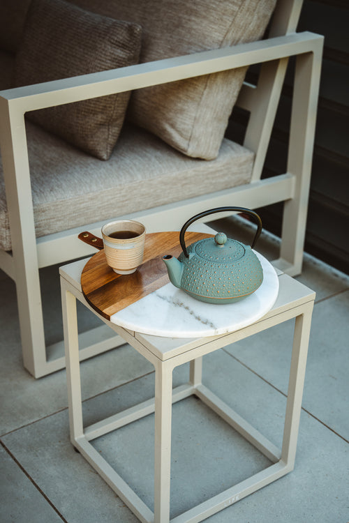 Bredemeijer - Serveerplank Thor marmer met hout - vtwonen shop