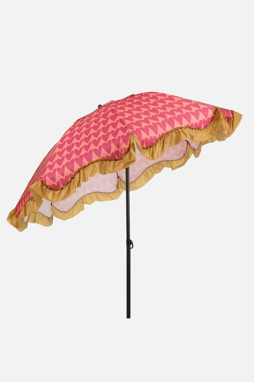 Mica Decorations Heart Parasol - H238 x Ø220 cm - Roze - vtwonen shop