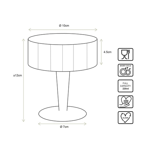 vtwonen - Champagneglazen - Set van 4 - 220ml - vtwonen shop