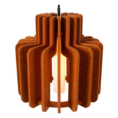 Lucide hanglamp ROLLO - 1xE27 - Terracotta