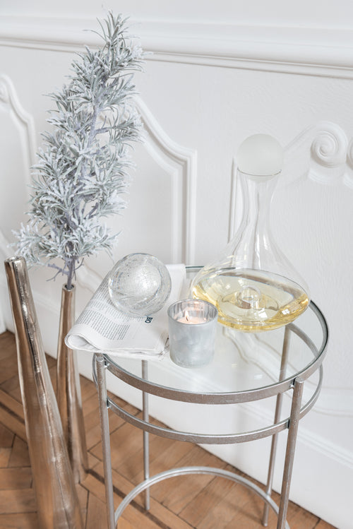 J-Line karaf + stop Modern Gebogen - decanteerkaraf - glas - transparant - vtwonen shop