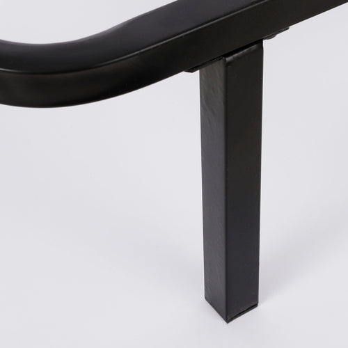 Mica Decorations Celo Loungebank - L122 x B83 x H78 cm - Metaal - Zwart