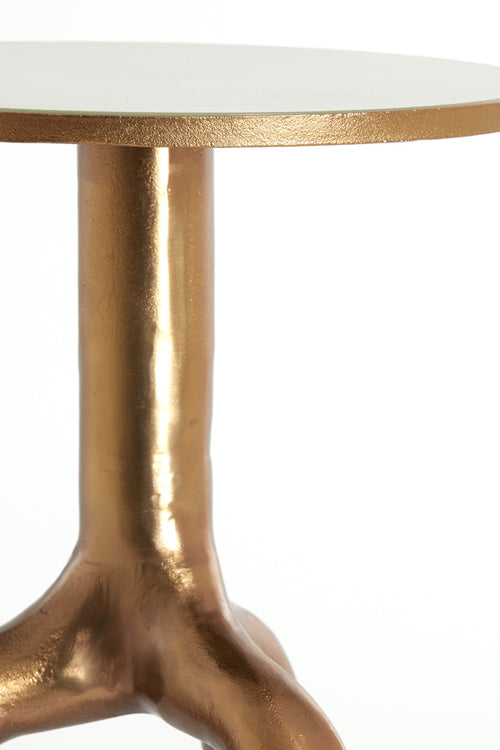 Light & Living bijzettafel MELLO - Ø40.5x53cm - bruin - vtwonen shop